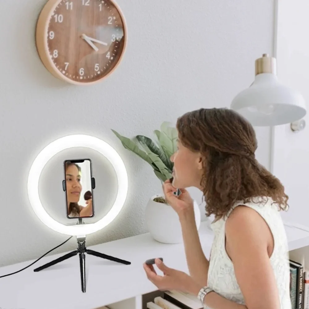 DESKTOP/TABLETOP LED 10 INCH RING LIGHT
